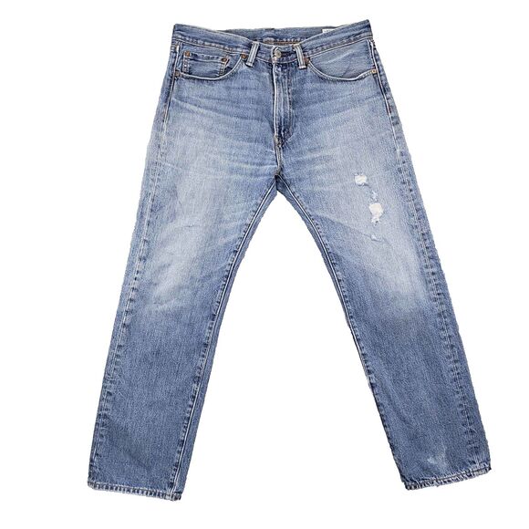 Levi's Other - Levi's 505 White Oak Cone Denim USA Made Jeans Mens 34x29 Blue Denim Pants